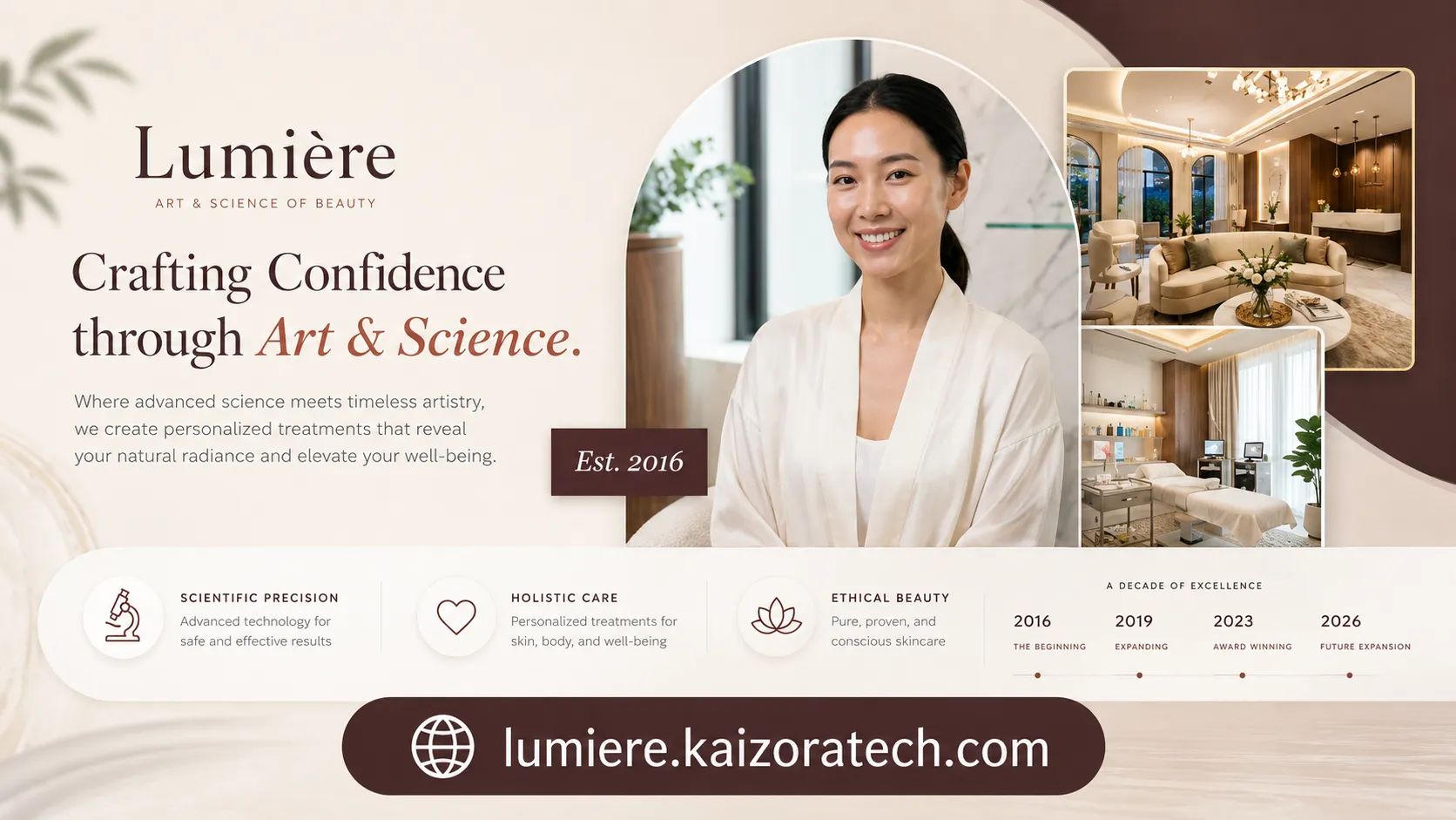 Lumiere Aesthetics - Premium Clinical | E-Commerce Web Application